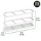 mDesign Steel Wall Mount Bathroom Hair Care Storage Organizer Basket